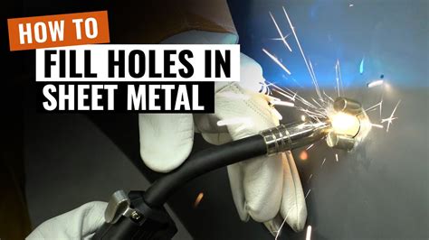 filling pinholes in sheet metal|filling holes in sheet metal.